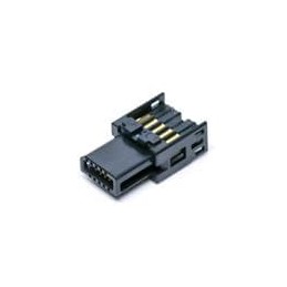 1 pcs : IX40G-B-10S-CV(7.0) - Modular Connectors / Ethernet Connectors 10P 1MM PLUG LATCH LOCK 1.5A