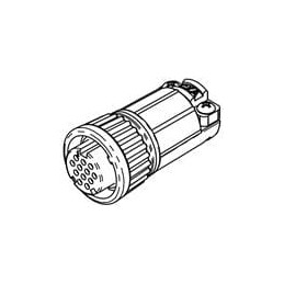 1 pcs : W3282-10SG-535 - Standard Circular Connector MU WR CBL 1020 SKT SDR W/STRP