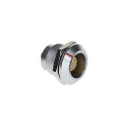 1 pcs : FLKB-06EGFS-GCP-001 - Circular Push Pull Connectors SZ 0, 6, PNL F H/Nut