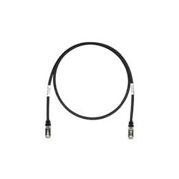 1 pcs : STP6X0.2MBL - Ethernet Cables / Networking Cables Copper Patch Cord, Cat 6A, Black S/FTP C