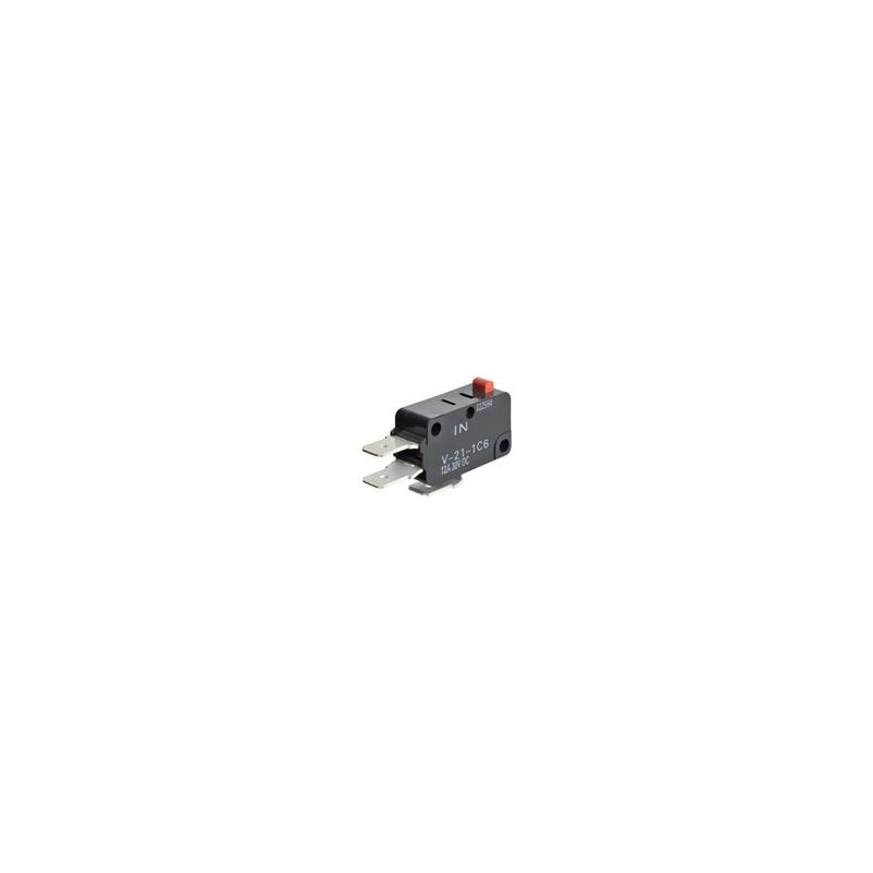 1 pcs : V-21-1C6(IN) - Basic / Snap Action Switches .250 Quick Conn Term SPDT 2.92N Pin Plun