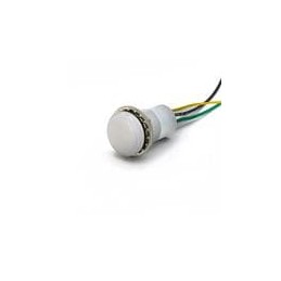 1 pcs : 657-1435-303F - LED Panel Mount Indicators PMI FLAT G/Y 10-30VDC