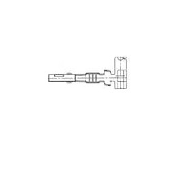 1 pcs : 7116422102 - Automotive Connectors TERM 040 III FEM 1.0MM SLD