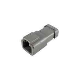 1 pcs : DTP04-2P-E003 - Automotive Connectors 2WAY GRAY RECEPTACLE