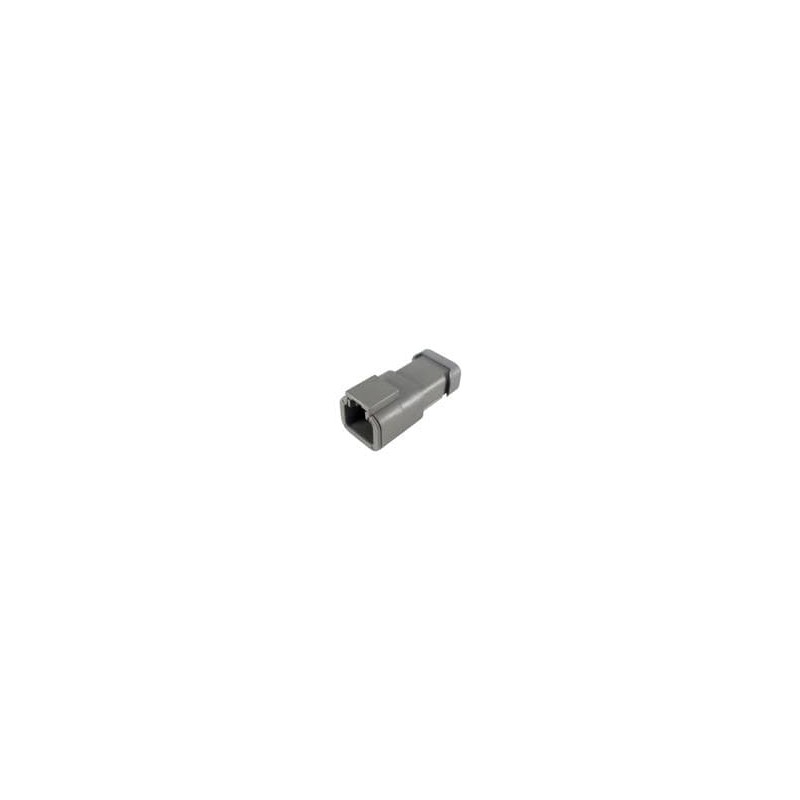 1 pcs : DTP04-2P-E003 - Automotive Connectors 2WAY GRAY RECEPTACLE