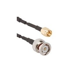 1 pcs : 095-850-249-006 - RF Cable Assemblies BNC Str Pl to SMA St RG-174 50 Ohm 6 Inch