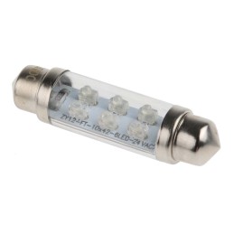 1 pcs - JKL Components LED Car Bulb, White, Festoon shape