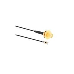 1 pcs : 095-902-582-300 - RF Cable Assemblies RF Connector MHF I LK Right Angle Plug to SMA Straight Jack Bulkhead Front Mount 1