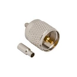 1 pcs : 182330 - RF Connectors / Coaxial Connectors RF Connector UHF Straight Crimp Plug RG-174 RG-188 RG-316 Times LMR-100A 50 