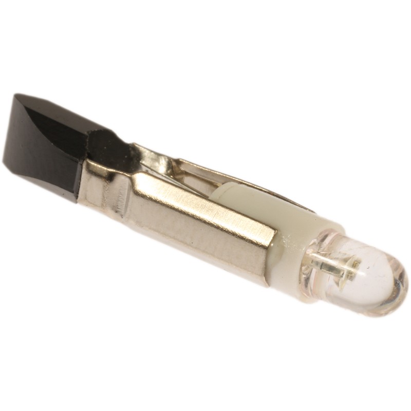 1 pcs - RS PRO White LED Indicator Lamp, 48V ac/dc, Telephone Slide Base, 5.5mm Diameter, 1500mcd