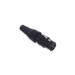 1 pcs : 708-0300 - XLR Connectors BLK/SILV CABLE 3C