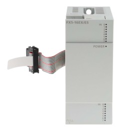 1 pcs - Mitsubishi G4 Series PLC I/O Module for Use with FX5U CPU Module, FX5UC CPU Module, Sink, Source, 5 V dc, 24 V dc