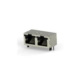 1 pcs : 6116522-3 - Modular Connectors / Ethernet Connectors INV MJ1X2PNL GRDSHLD