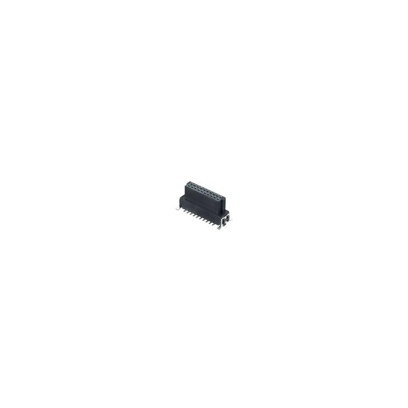 1 pcs : M55-6012042R - Board to Board & Mezzanine Connectors 20P 1.27 SMC Female Vertical SMT Type