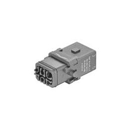 1 pcs : 09100053106 - Heavy Duty Power Connectors HAN 1A 5+PE FML CRMP INSRT FOR LOCK LVR