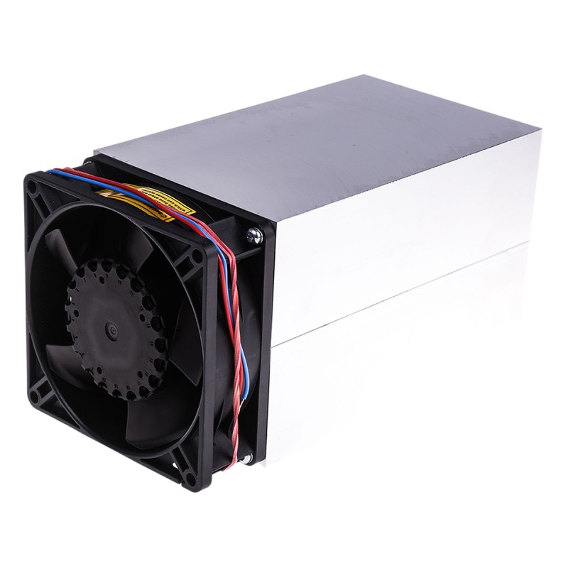 1 pcs - Heatsink, Universal Rectangular Alu with fan, 0.13K/W, 150 x 92 x 93mm