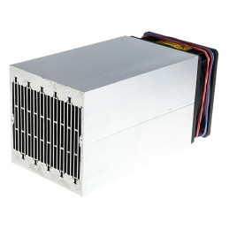 1 pcs - Heatsink, Universal Rectangular Alu with fan, 0.13K/W, 150 x 92 x 93mm