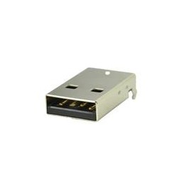 1 pcs : UP2-AH-4-TH - USB Connectors USB 2.0 type A plug 4 pin Horizontal TH