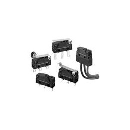 1 pcs : D2SW-P2L3M - Basic / Snap Action Switches SPDT 2A Lead wires Sim roller lever