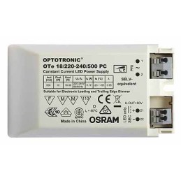 1 pcs - Osram LED Driver, 18 - 36V Output, 18W Output, 500mA Output, Constant Current Dimmable