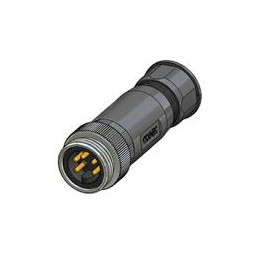 1 pcs : 41-00006 - Standard Circular Connector 4P 7/8 Plug Field Attach Axial