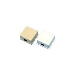 1 pcs : 30-5198ABW - Modular Connectors / Ethernet Connectors WHITE 1 PORT BOX