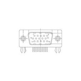 1 pcs : 17EBH015PAM010 - D-Sub High Density Connectors D-SUB