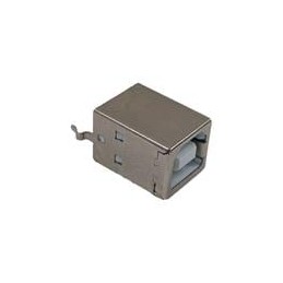 1 pcs : PCUB20 - USB Connectors USB 2.0 (TOP ENTRY) TH
