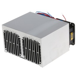 1 pcs - Heatsink, Universal Rectangular Alu with fan, 0.12K/W, 100 x 125 x 74mm