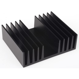 1 pcs - Heatsink, Universal Rectangular Alu, 1.1K/W, 100 x 120 x 37mm