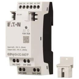 1 pcs - Eaton EasyE4 Series Control Relay, 4-Input, Analog Input