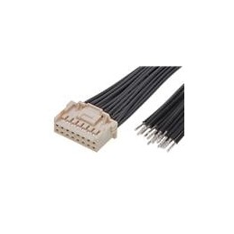 1 pcs : 221956-1164 - Rectangular Cable Assemblies iGrid-to-Pigtail (OTS) Cable Assembly Dual Row 600mm Length 16 Circuits Natur