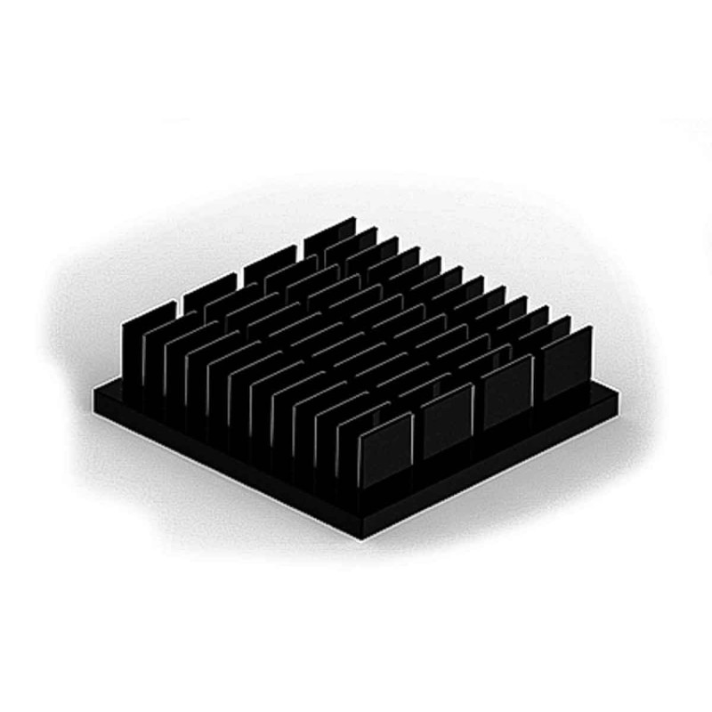 1 pcs - Heatsink, Universal Square Alu, 30 x 30 x 8mm