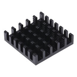 1 pcs - Heatsink, Universal Square Alu, 22.5 - 6.5K/W, 23 x 23 x 6mm, Conductive Adhesive, Conductive Foil
