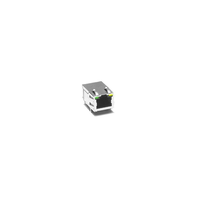 1 pcs : J1006F01PNL - Modular Connectors / Ethernet Connectors 1X1TAB UP 4-CORE