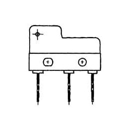 1 pcs : 311SM6-H4 - Basic / Snap Action Switches SPDT 5A Roller Lever