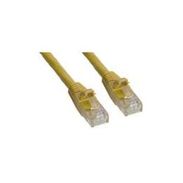 1 pcs : MP-64RJ45UNNY-006 - Ethernet Cables / Networking Cables CAT 6 UNSHIELDED, YELLOW, 6'