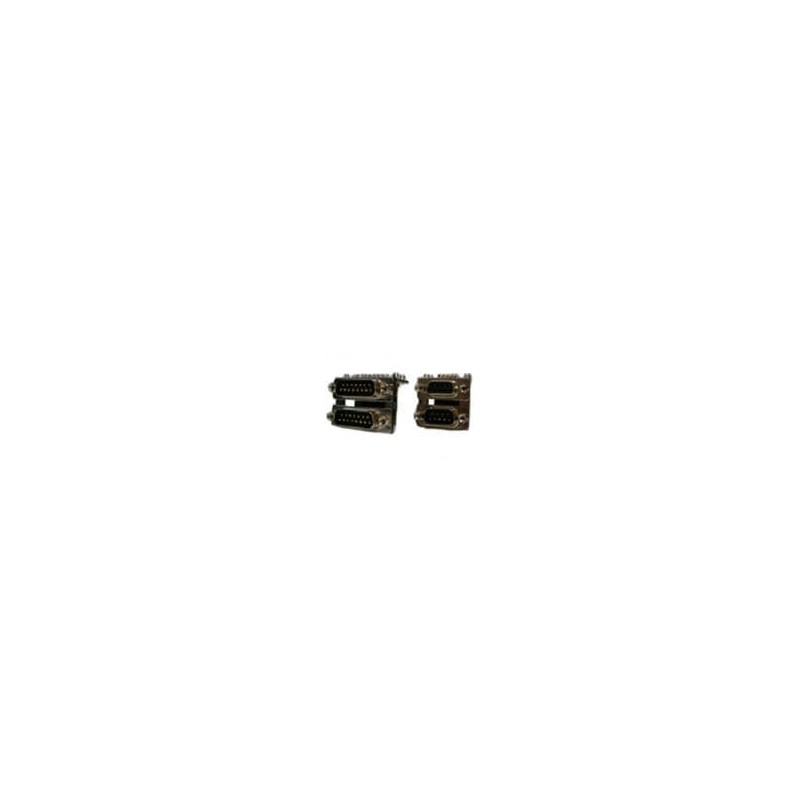 1 pcs : 189-009-613R691 - D-Sub Dualport Connectors RA 9POS ML/ML 5A