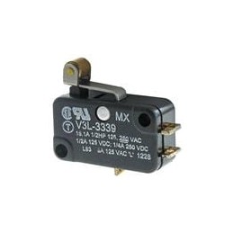 1 pcs : V3L-3339 - Basic / Snap Action Switches SPDT 15.1A 125VAC Roller Lever