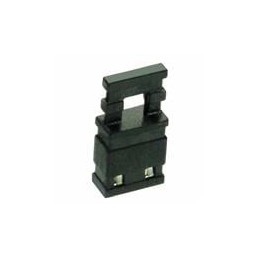 1 pcs : M7686-05 - Headers & Wire Housings 10mm JUMPER SOCKET W/HNDL BLACK