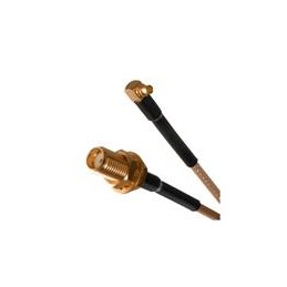 1 pcs : 415-0073-012 - RF Cable Assemblies RA PLG-SMA BLKHD JK RG-316 12'