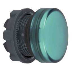 1 pcs - Schneider Electric Green Pilot Light Head, 22mm Cutout Harmony XB5 Series