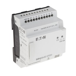 1 pcs - Eaton EasyE4 Series Logic Module, 24 V dc Supply, Transistor Output, 4 (Analogue), 8 (Digital)-Input, Analogue, Digital