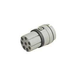 1 pcs : 09150073101 - Heavy Duty Power Connectors FEMALE INSERT PLSTIC CRIMP TERM