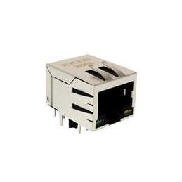 1 pcs : G15LX-110S7-2.5G-G/Y-15 - Modular Connectors / Ethernet Connectors RA 2.5GMagJack Recep Shield w/EMI Finger