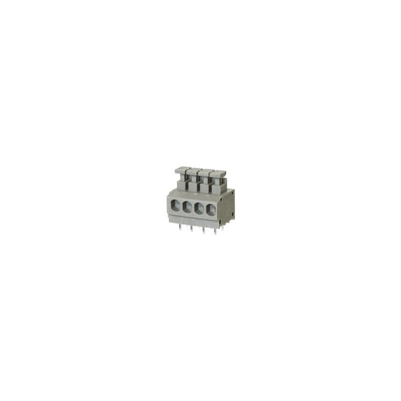 1 pcs : TBL001-381-04GY-2GY - Fixed Terminal Blocks Terminal block, screwless, 3.81, horizontal, 4 poles, cool gray