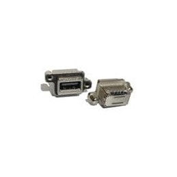 1 pcs : MUSBR-A111-40 - USB Connectors Epoxy Free IP67 USB A low profile R/A