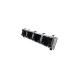 1 pcs : RJSBE5384C4 - Modular Connectors / Ethernet Connectors RJ45 RA Shielded W/ LEDs