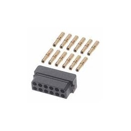 1 pcs : M80-8881205 - Power to the Board 6+6 POS DIL FEMALE 24-28 AWG