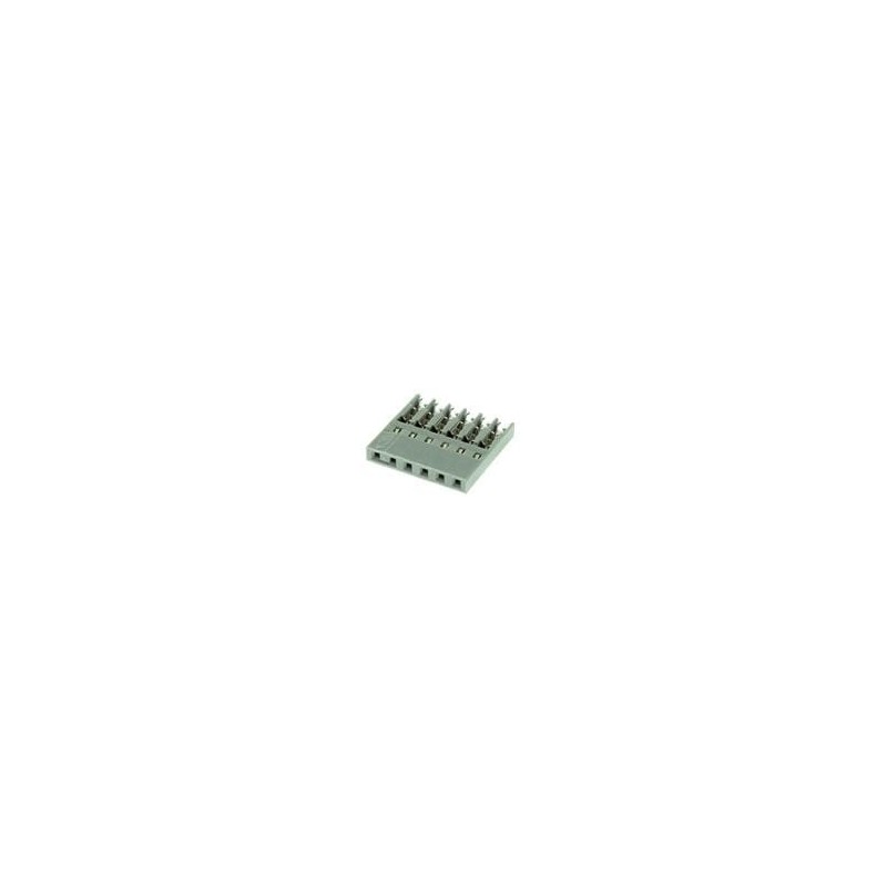 1 pcs : CHG-1006-001010-KEP - Headers & Wire Housings 6P 1 ROW IDC SOCKET 22 AND 24 AWG